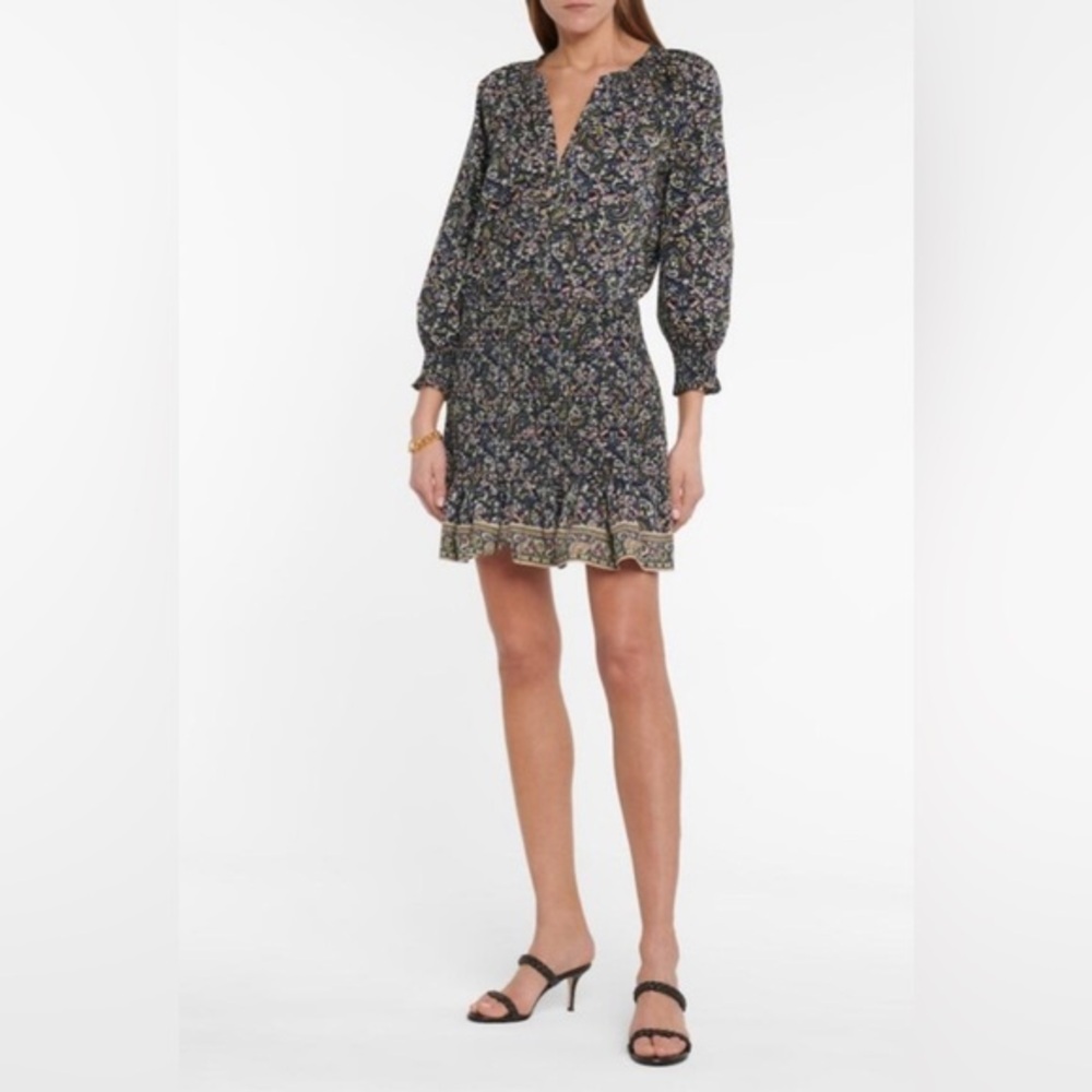 Veronica Beard Karlina Paisley Mini Dress Size 6 Cotton